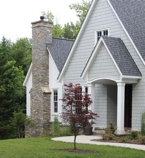 old town gray metal roof on white house|best roof colors for white homes.